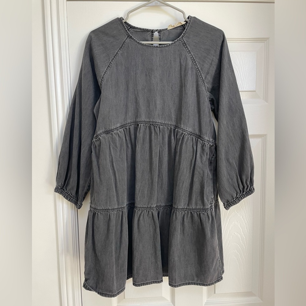 Women’s black denim dress